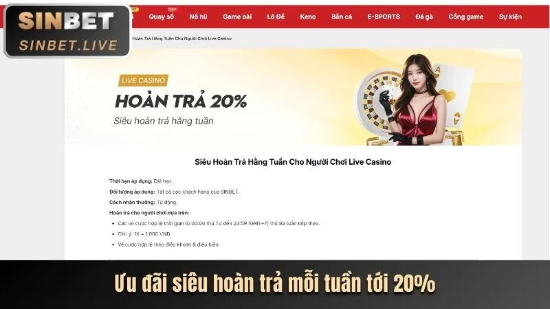 Hoàn trả hàng tuần mm88 code